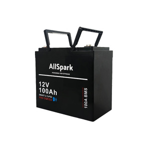 12V 100ah LiFePO4 ALLSPARK BATTERY WITH BLUETOOTH  IP65