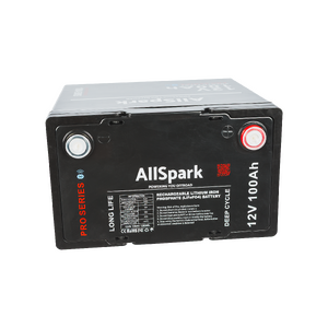 Twin Pack 100ah Lithium Battery 12V AllSpark with Bluetooth IP65