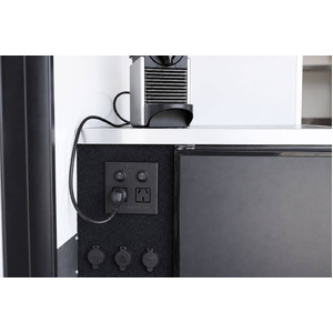 2 Outlet Power Board | Flush Mount | Black | Plug & Play GPO | AllSpark 