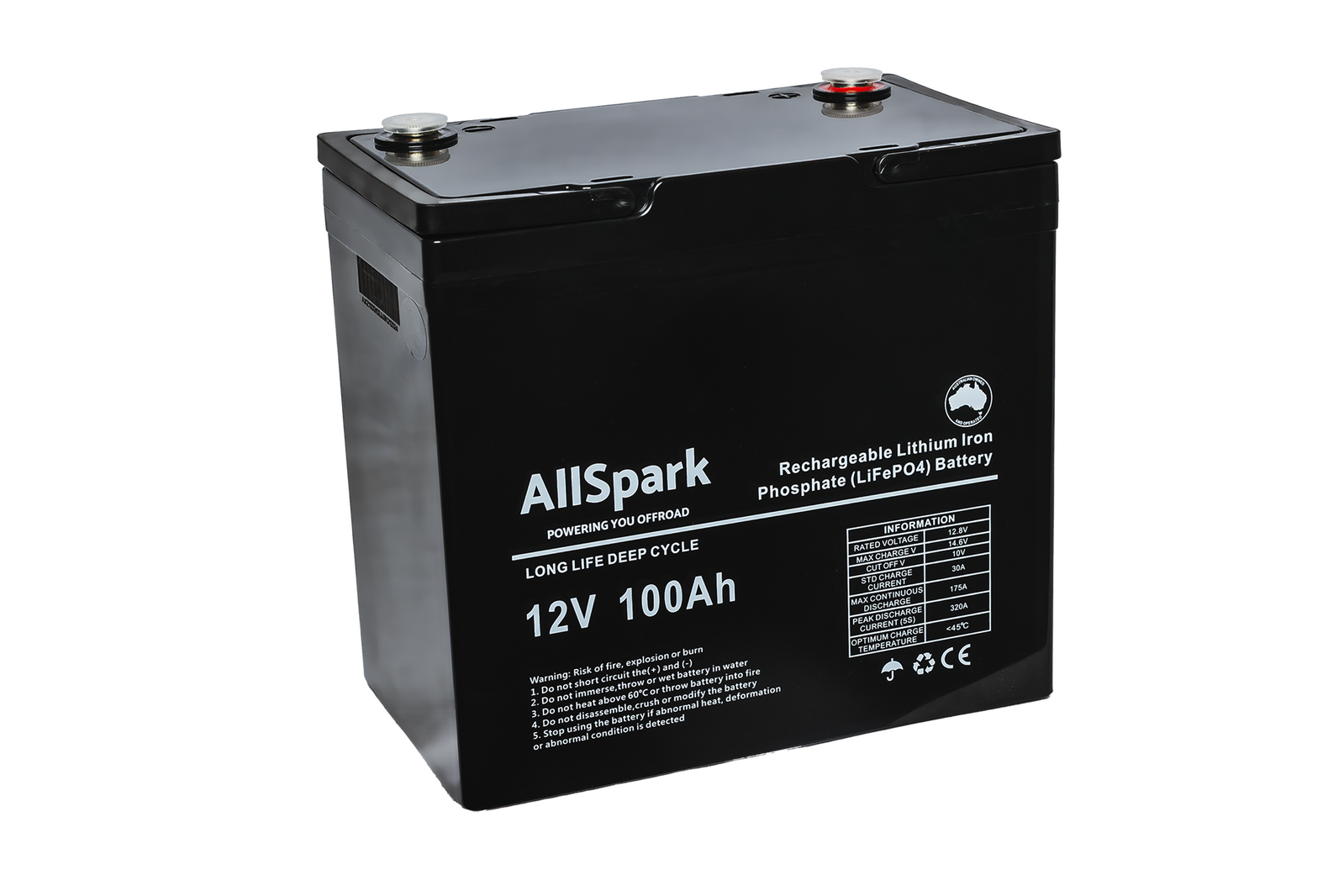 AllSpark 12V 100ah High Performance lifepo4 lithium battery