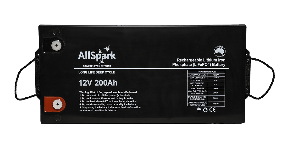AllSpark 12V 200ah High Performance Lithium Battery (ABS CASE)