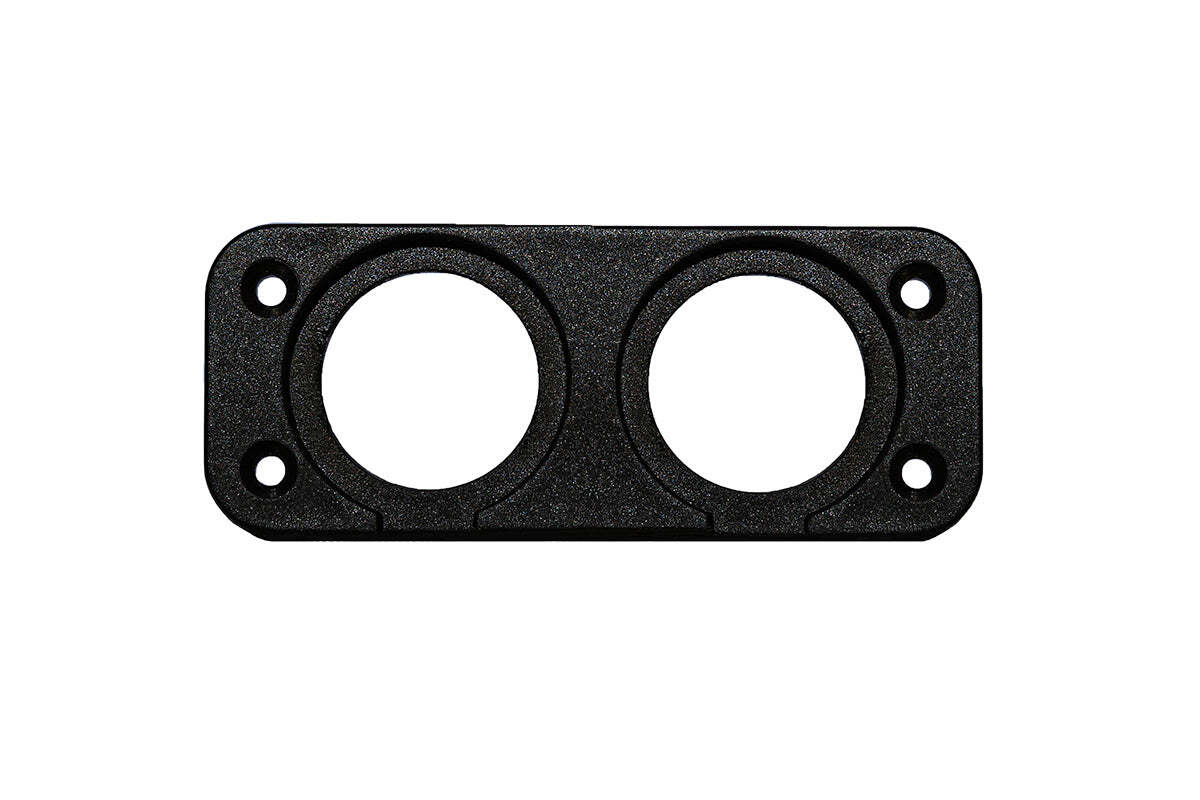 AllSpark Dual flush mount plate (black)