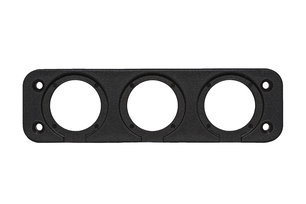 AllSpark 3 Hole flush mount plate (black)