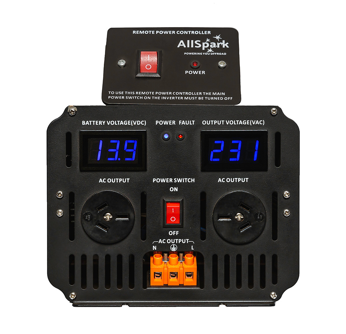 AllSpark 24V 4000 Watt Pure Sine Wave Inverter