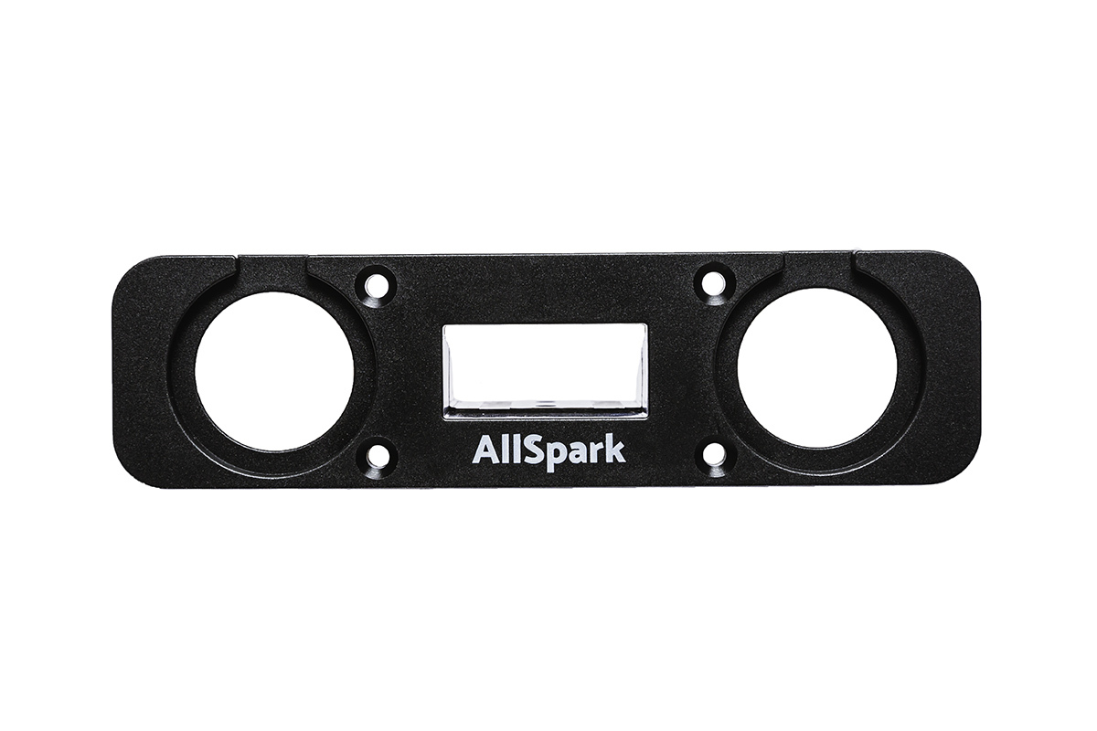 AllSpark Black Single Anderson + dual round socket flush mount