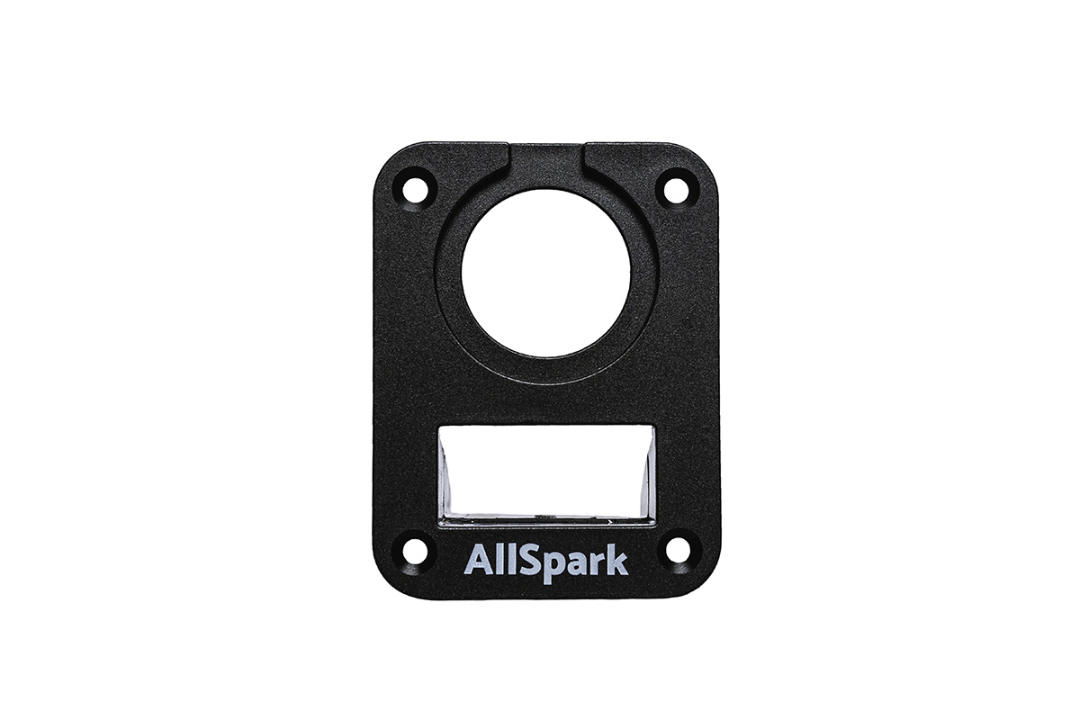 AllSpark Black Single Anderson + single round socket flush mount
