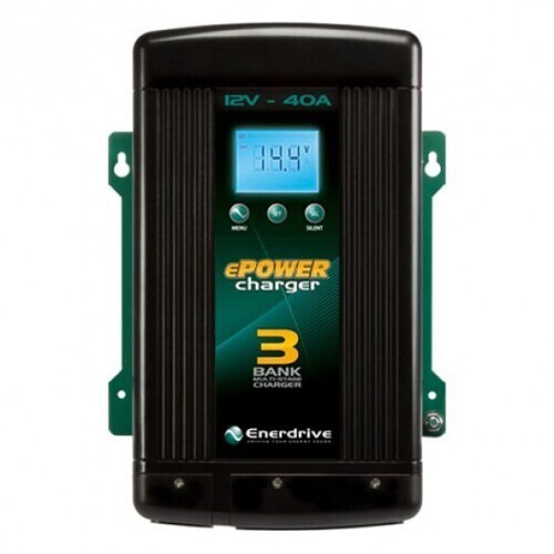 Enerdrive ePOWER 12V 40A Battery Charger AC to DC