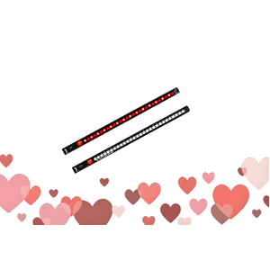 AllSpark 30CM LED Strip Lights - Dimmable TWIN PACK | 12V | Dual Colour Red & White