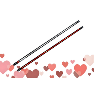 AllSpark 60CM LED Strip Lights - Dimmable TWIN PACK | 12V | Dual Colour Red & White