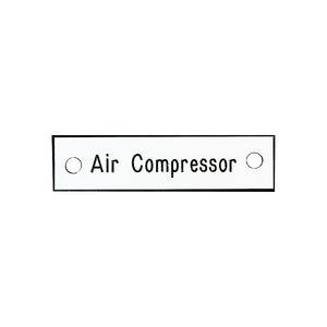 Air Compressor Circuit breaker Label