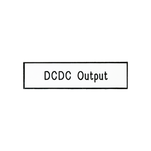 DCDC Output Power Circuit breaker Label