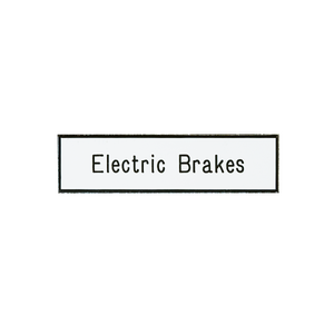 Electric Brakes Circuit breaker Label