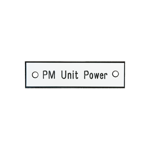 PM Unit Power Circuit breaker Label