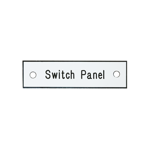 Switch Panel Circuit breaker Label