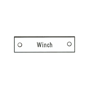 Winch Circuit breaker Label