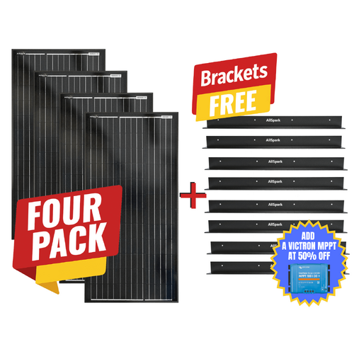 100W Solar Panel Glass AllSpark | FOUR PACK