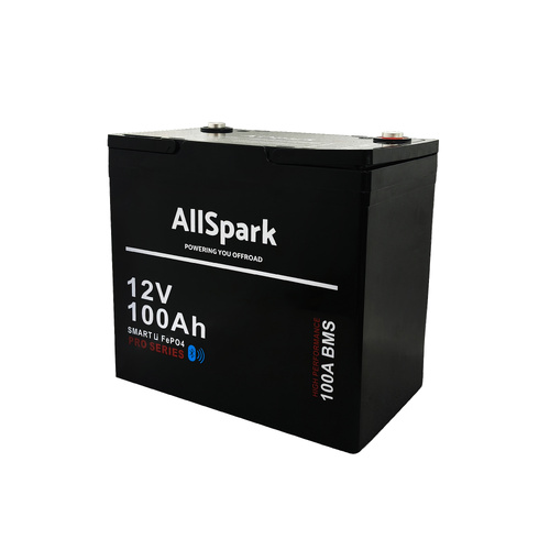 12V 100ah LiFePO4 ALLSPARK BATTERY WITH BLUETOOTH  IP65