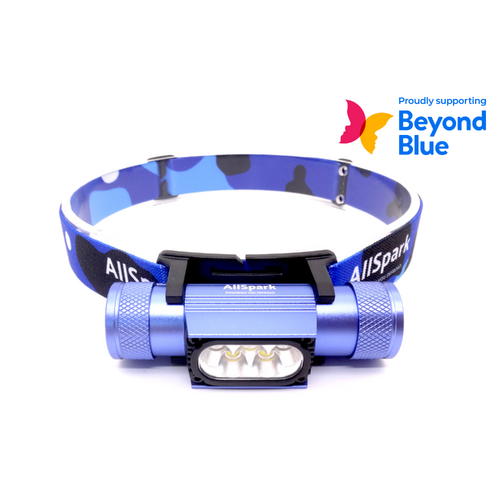Special Edition Blue Camo AllSpark 2000 Lumen LED Head Torch
