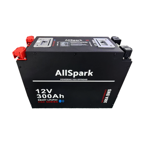 AllSpark - Pro-series 12V 300Ah Slimline LiFePO4 battery with Bluetooth