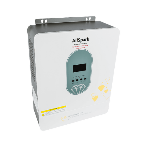 AllSpark - 24V 4000 Watt Hybrid Inverter + 100A ACDC Charger + 120A MPPT with Auto Transfer