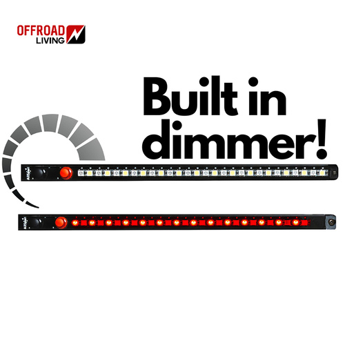 60cm LED Strip Light - Dimmable | 12V | Red & White | AllSpark