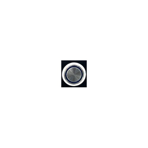 20A 22mm Silver On/Off switch with Blue LED