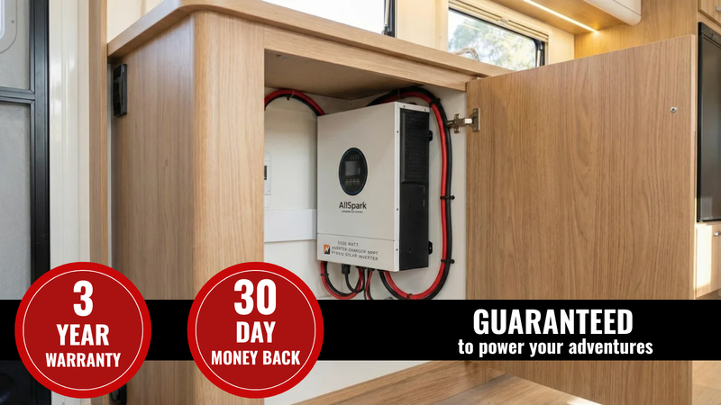 AllSpark - 24V 5000 Watt Hybrid Inverter + 160A ACDC Charger + 160A MPPT with Auto Transfer