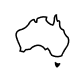 Map of Australia icon