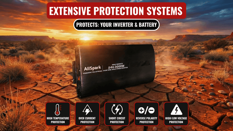 AllSpark 24V 3000 Watt PRO series Pure Sine Wave Inverter