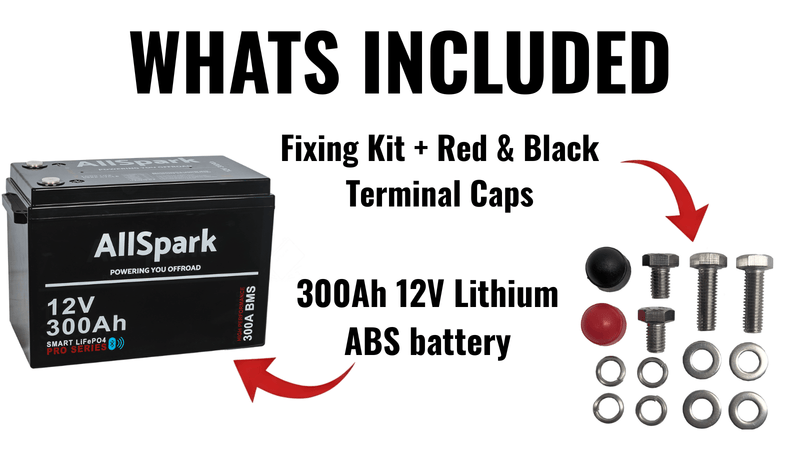 300ah Lithium Battery 12V with Bluetooth AllSpark IP65