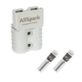 AllSpark - 120A Grey Anderson Kit - Plug & 2 contacts for 4 AWG cable