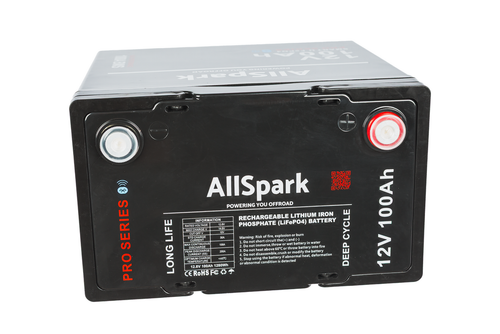 100ah Lithium Battery 12V AllSpark with Bluetooth  IP65