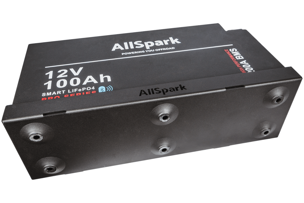 100Ah Slimline Lithium Battery with Bluetooth 12V AllSpark
