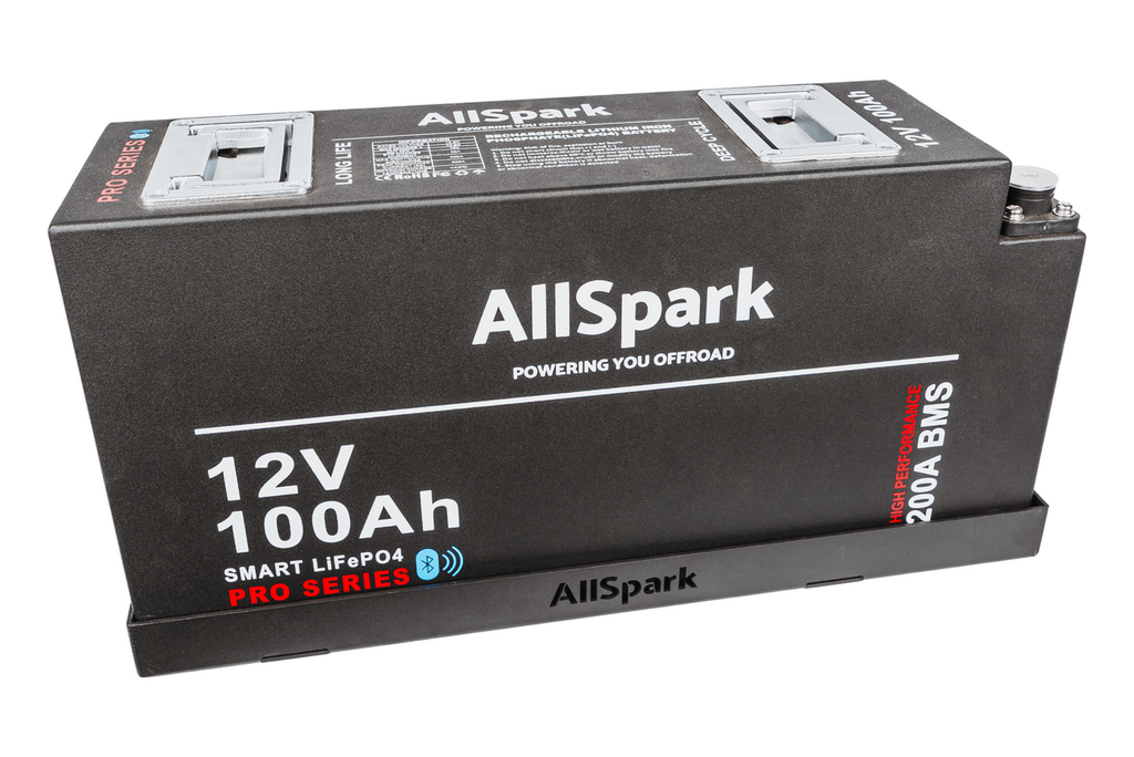 100Ah Slimline Lithium Battery with Bluetooth 12V AllSpark