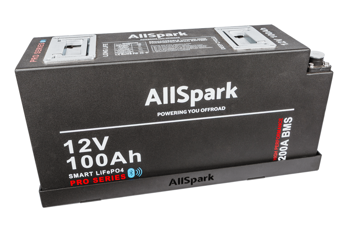 100Ah Slimline Lithium Battery with Bluetooth 12V AllSpark