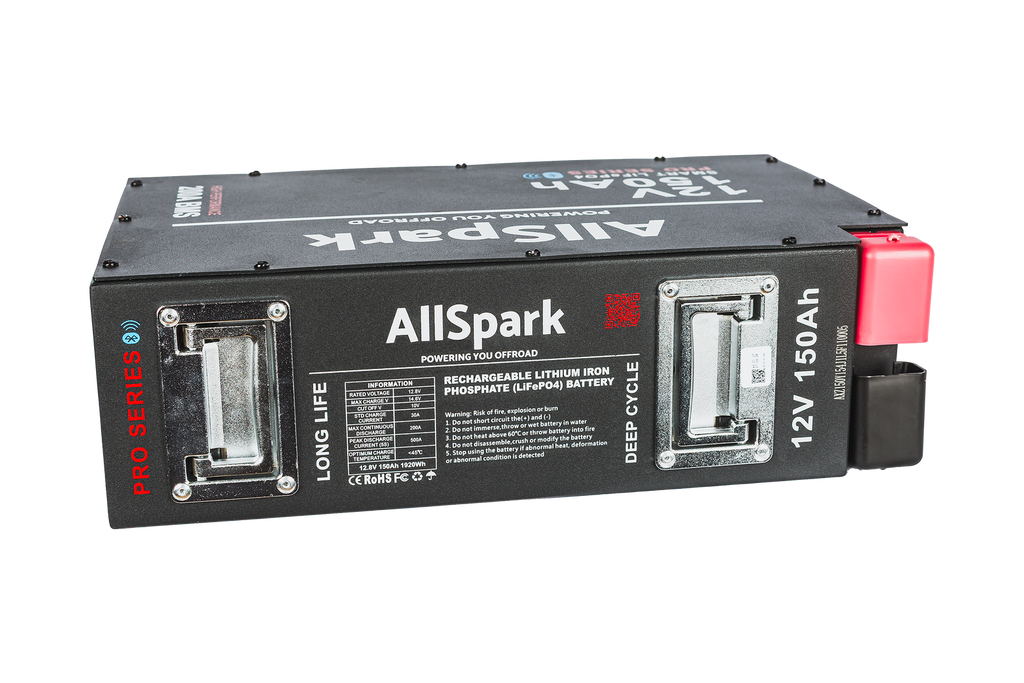 150Ah Slimline Lithium Battery with Bluetooth 12V AllSpark