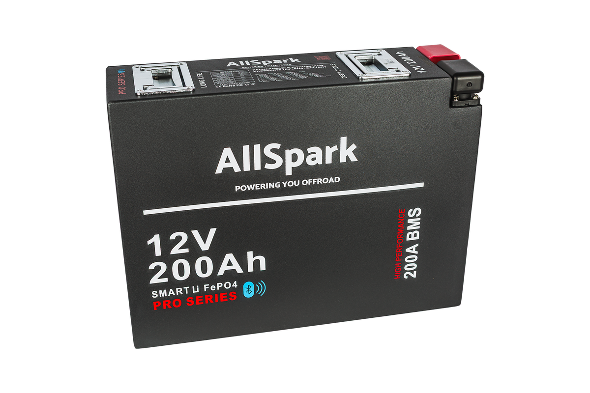 200Ah Slimline Lithium battery with Bluetooth 12V AllSpark