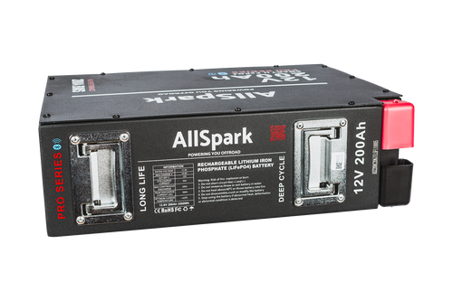 200Ah Slimline Lithium battery with Bluetooth 12V AllSpark