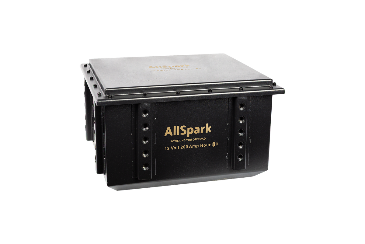 200Ah Lithium Battery 12V Bluetooth Waterproof Chassis Mount AllSpark ( IP67)