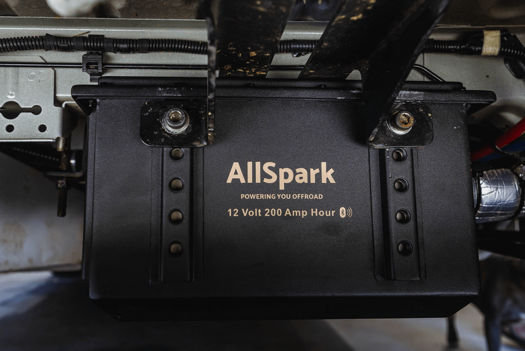 200Ah Lithium Battery 12V Bluetooth Waterproof Chassis Mount AllSpark ( IP67)