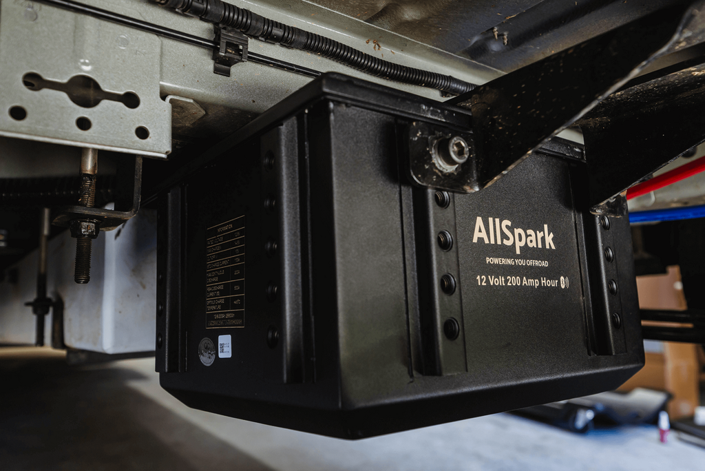200Ah Lithium Battery 12V Bluetooth Waterproof Chassis Mount AllSpark ( IP67)