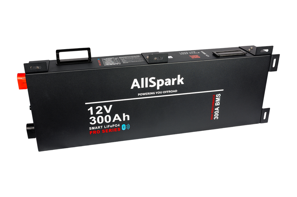 300Ah Ultraslim Lithium battery with Bluetooth AllSpark - Pro-series 12V