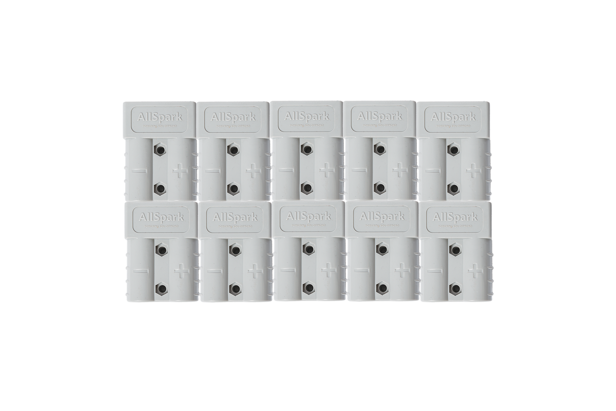 AllSpark 50A Grey Anderson Connector Plug - 10 pack 6 AWG
