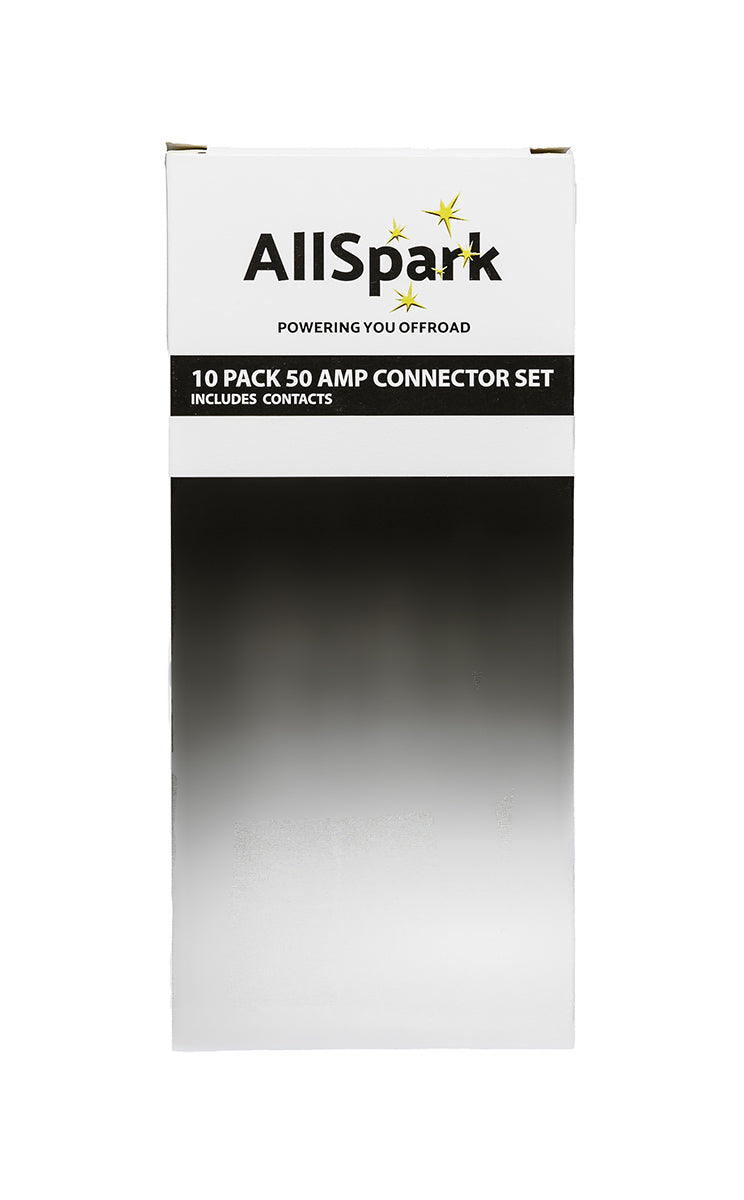 AllSpark 50A Grey Anderson Connector Plug - 10 pack 8 AWG
