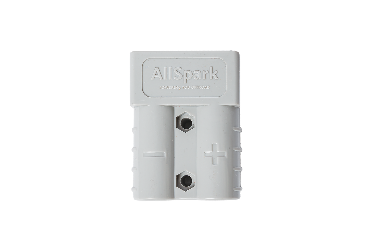AllSpark 50A Grey Anderson Connector Single Plug with contacts -  6 AWG