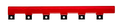 AllSpark Insulated Copper Busbar 6 Tab Surface Mount
