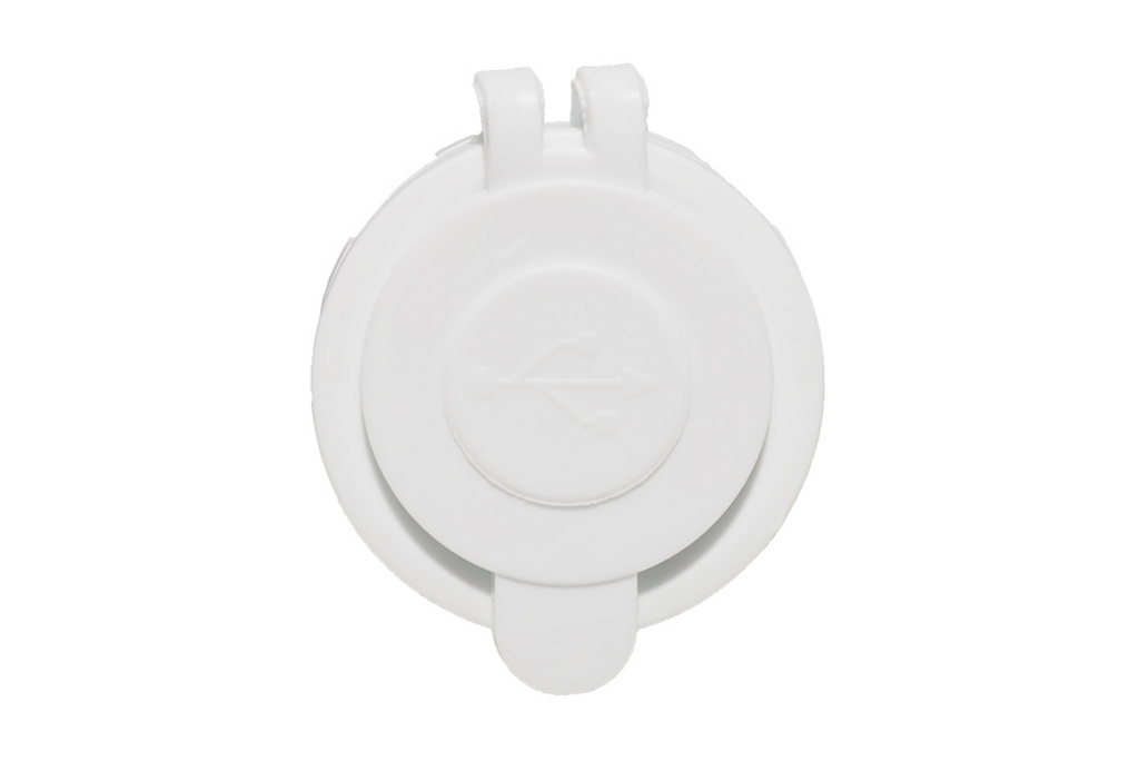 AllSpark Socket - White Dual 2.4A USB Charging Socket - no back light