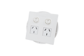 2 Outlet Power Board | Flush Mount | White | Plug & Play GPO | AllSpark 