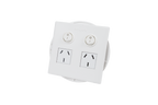 2 Outlet Power Board | Flush Mount | White | Plug & Play GPO | AllSpark 