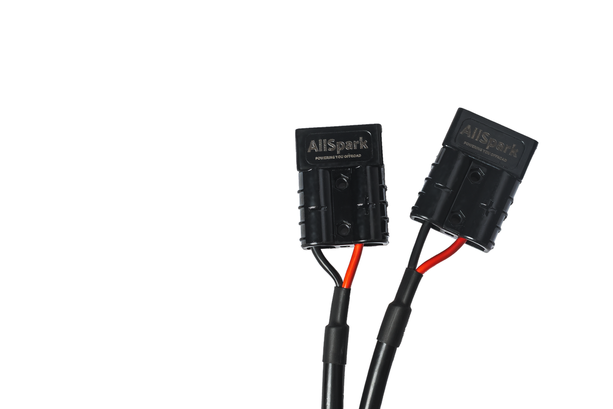 AllSpark Black Anderson Plug SERIES CONNECTED Double Adapter Cable